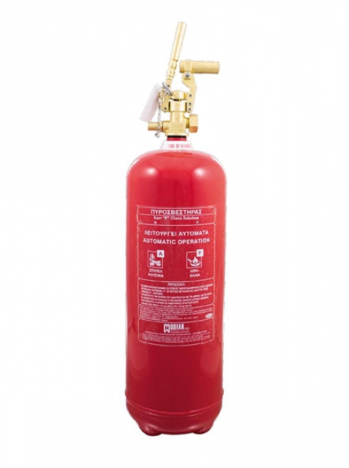 Πυροσβεστήρας Wet Chemical 6Lt F Class Τοπ. Εφαρμ. Θέση για Πυροκρ.