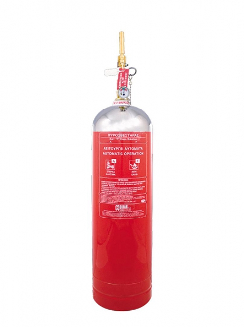 Πυροσβεστήρας Wet Chemical 10Lt F Class Τοπ. Εφαρμ. INOX